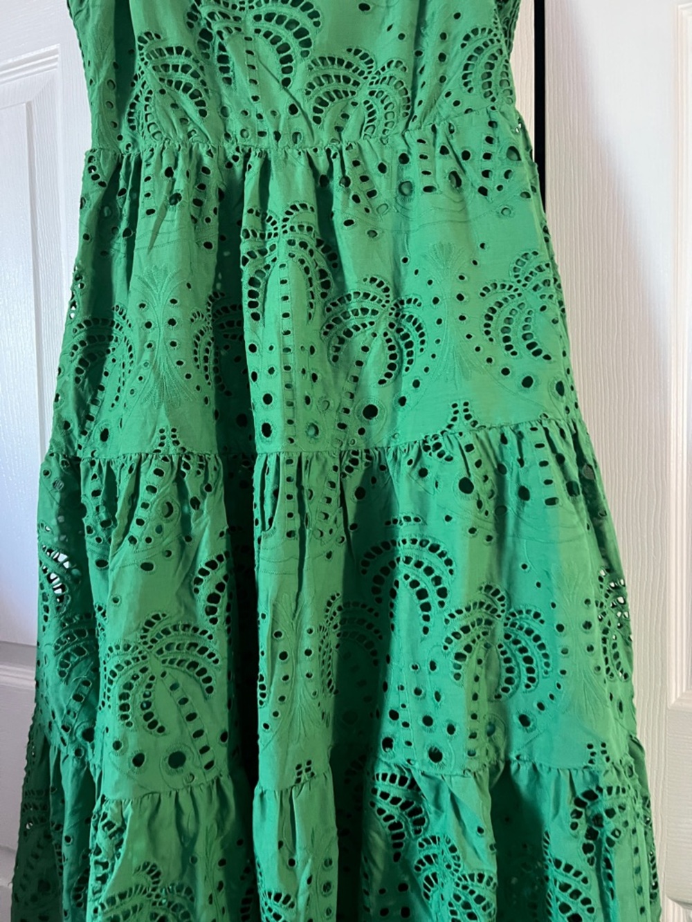 Calypso St. Barth Emerald Green Smocked Dress - Picture 4 of 13